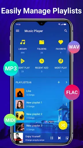 Скриншот 5 — Музыкальный плеер и MP3
