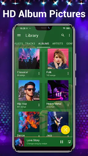 Скриншот 5 — Музыкальный плеер - Музыка,MP3
