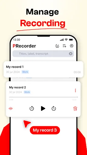 Скриншот 4 — Voice Recorder & Voice Memos