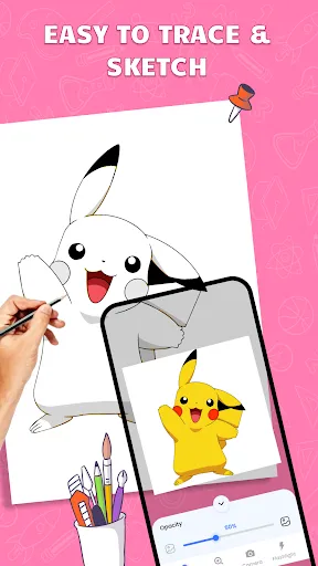 Скриншот 1 — AR Draw Sketch: 3D Drawing AR