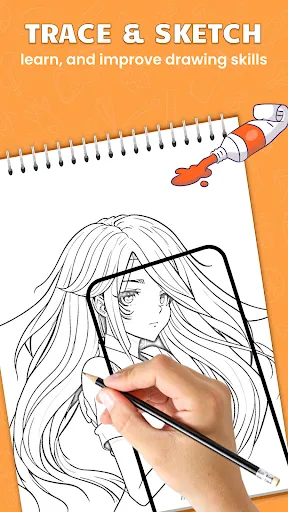 Скриншот 2 — AR Draw Sketch: 3D Drawing AR