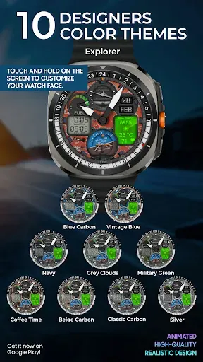 Скриншот 5 — WB PILOT 3 Animated Watch Face