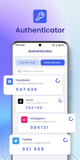 Скриншот 1 — Authenticator 2FA OTP Backup