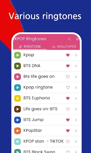 Скриншот 2 — KPOP Music Ringtone