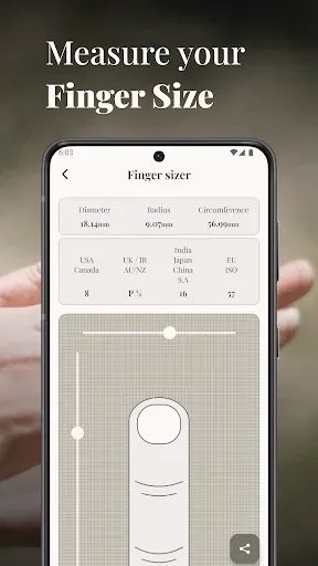 Скриншот 2 — RingFit - Know Your Ring Size