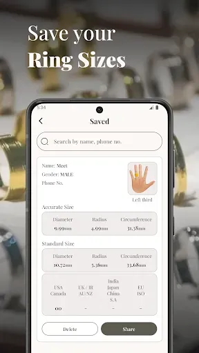 Скриншот 4 — RingFit - Know Your Ring Size