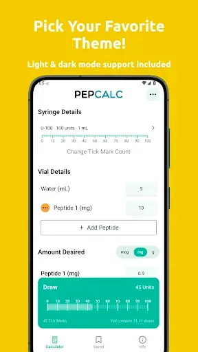 Скриншот 5 — PepCalc: Peptide Calculator