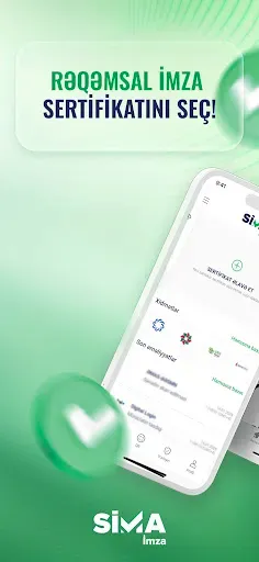 Скриншот 1 — SİMA - Rəqəmsal İmza