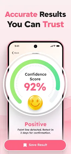 Скриншот 3 — Pregnancy Test app: Test Check