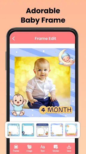 Скриншот 5 — Baby Month Photo Editor Frame