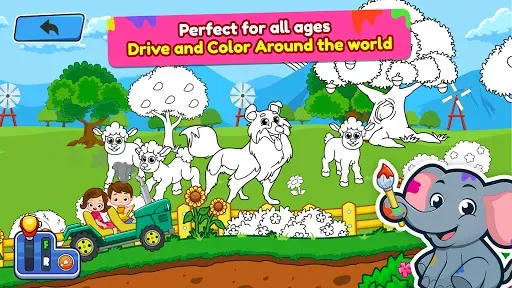 Скриншот 1 — Animal Coloring Book for Kids