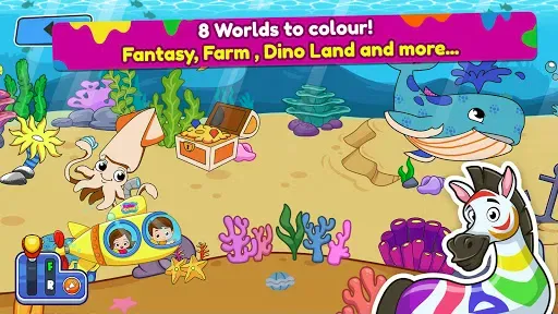Скриншот 3 — Animal Coloring Book for Kids