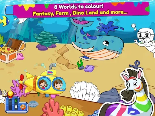 Скриншот 8 — Animal Coloring Book for Kids