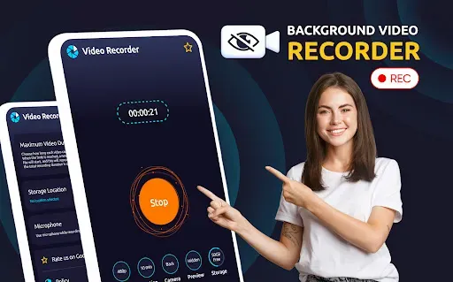 Скриншот 1 — Скрытая фоновая запись видео