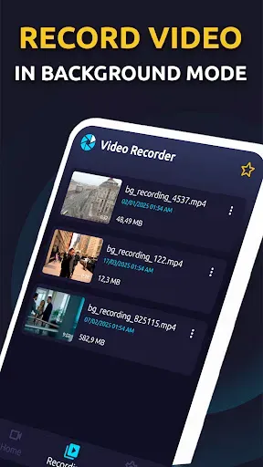 Скриншот 2 — Скрытая фоновая запись видео