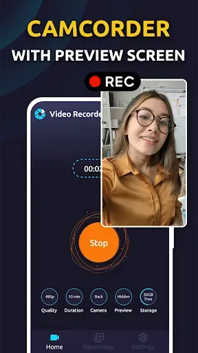 Скриншот 3 — Скрытая фоновая запись видео