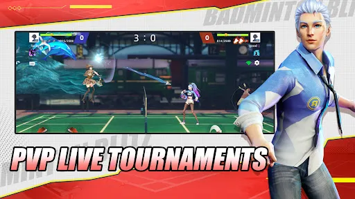 Скриншот 4 — Badminton Blitz - PVP online