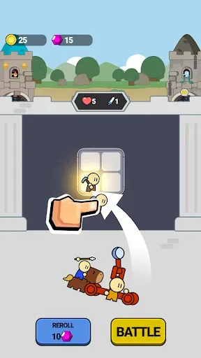 Скриншот 1 — Bag Battle: Units Clash