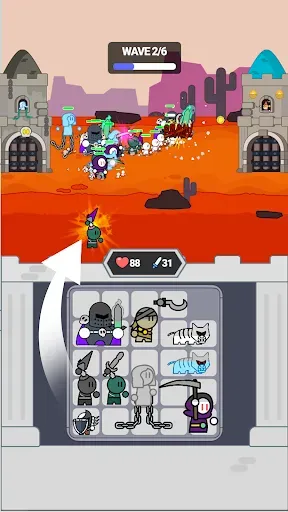 Скриншот 2 — Bag Battle: Units Clash