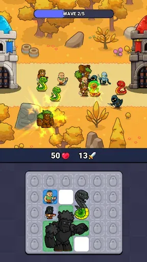 Скриншот 1 — Bag Warriors: Merge Fight