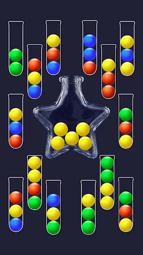 Скриншот 3 — Ball Sort: сортировка по цвету
