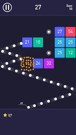 Скриншот 1 — Balls Bricks Breaker
