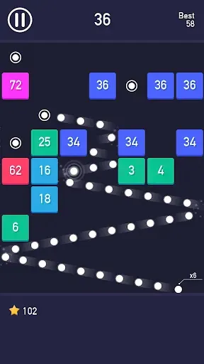 Скриншот 2 — Balls Bricks Breaker