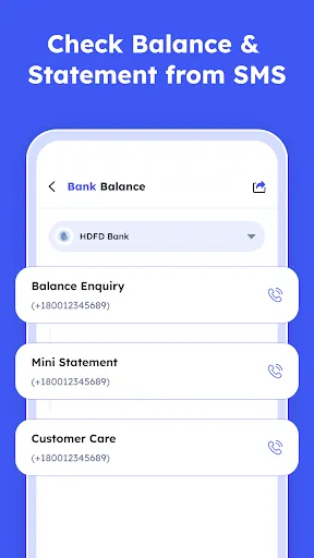 Скриншот 7 — Bank Passbook Statement by SMS