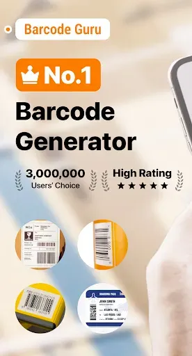 Скриншот 1 — Barcode Generator Barcode Guru