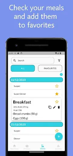 Скриншот 5 — PurineMe Uric Acid Calculator