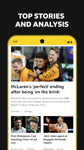 Скриншот 2 — BBC Sport - News & Live Scores