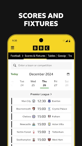 Скриншот 4 — BBC Sport - News & Live Scores