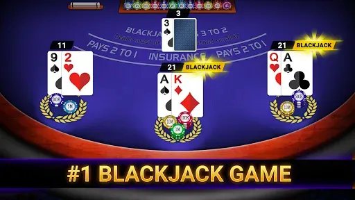 Скриншот 1 — Blackjack 21: online casino