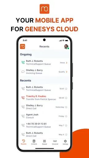 Скриншот 1 — Mobile Office for Genesys