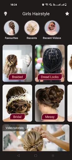 Скриншот 1 — Girls hairstyle step by step