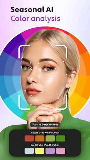 Скриншот 2 — Hair Styler App, AI Hairstyle