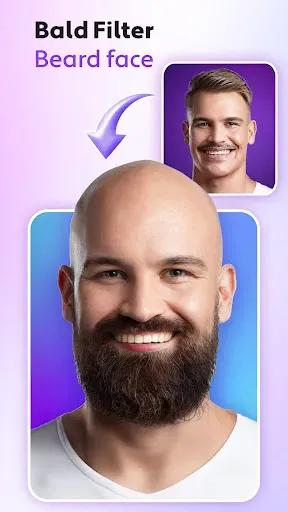 Скриншот 4 — Hair Styler App, AI Hairstyle