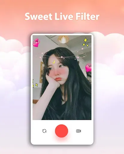 Скриншот 2 — Sweet Live Filter Face Camera