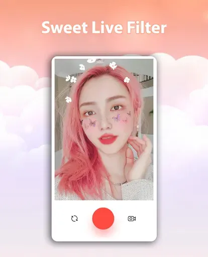 Скриншот 4 — Sweet Live Filter Face Camera