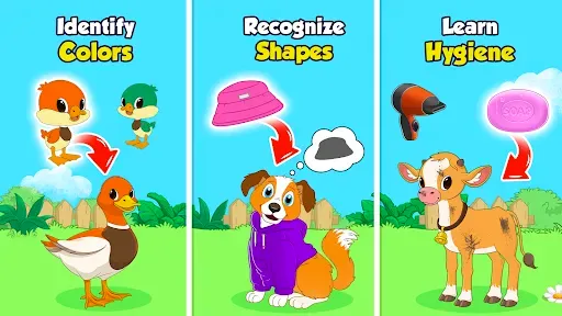 Скриншот 1 — Farm animal games for kids 2-5
