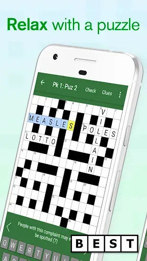 Скриншот 1 — BestForPuz Cryptic Crossword
