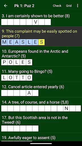 Скриншот 6 — BestForPuz Cryptic Crossword