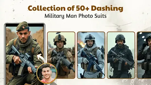 Скриншот 1 — Military Man Photo Editor