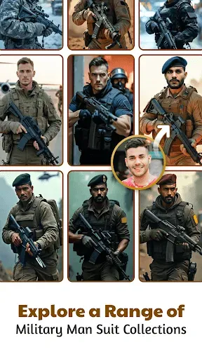Скриншот 5 — Military Man Photo Editor