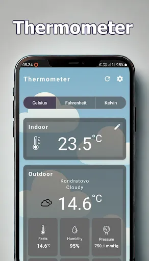 Скриншот 3 — Термометр Комнатный