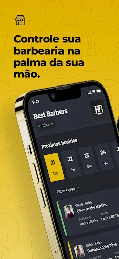 Скриншот 1 — BestBarbers: App de barbearias