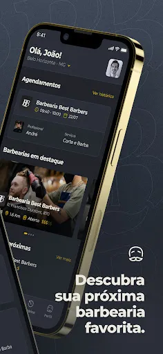 Скриншот 2 — BestBarbers: App de barbearias