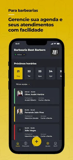 Скриншот 3 — BestBarbers: App de barbearias