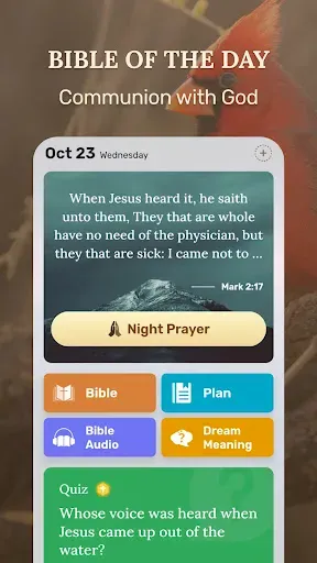 Скриншот 1 — Holy Bible - KJV+Verse