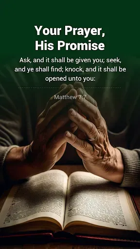 Скриншот 1 — Bible - Pray + Verse + Audio